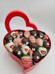 Chocolate Covered Strawberries Hearts